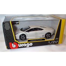 Burago LAMB0RGHINI Reventon in White car 1:24 scale diecast model