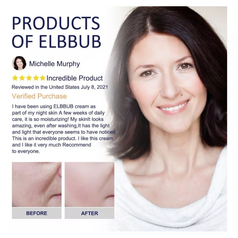 Elbbub Crema Antiarrugas Retinol 2.5% Té Verde Aloe Vera Rejuvenece