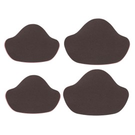 prendre PR-KAKATOPAD-BR Heel Repair Sheet, Set of 4, 2 Sizes, Shoe Patches, Seals, Heel Tears, Repair, Reinforcement, Inside, Shoe Supplies, Sneakers, Pumps, Boots, Just Stick On Inside Repair (Brown)