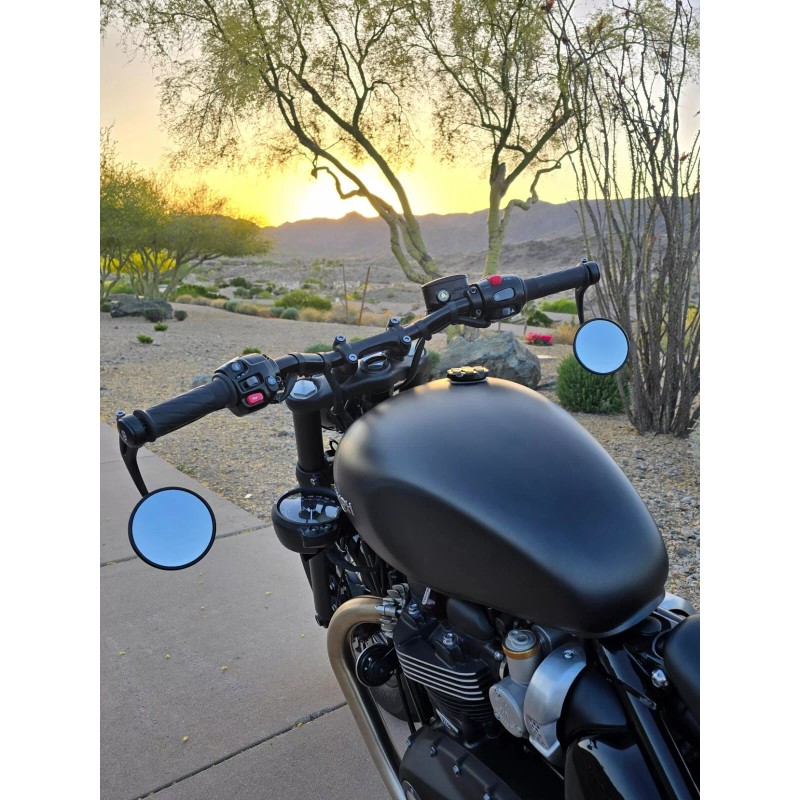 JBSporty ♤ Triumph Speedometer Speedo Relocation ♤ Bobber Bonneville Speedmaster