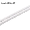 sourcing map Edge Trim U Seal White PVC Plastic U