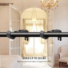 Anndason Heavy Duty Adjustable Curtain Rod Brackets Rod Holders Curtain