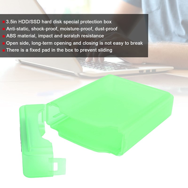 Hard Drive Disk Protective Box, 3.5 Inch Hard Drive Storage