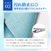 [nijimomo] 紙エプロン125枚 ホルダー４本 セット 使い捨て 食事介助 首かけ式 簡単装着 汚れ防止 (ブルー)