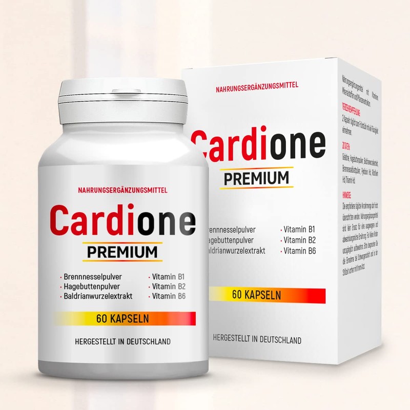Cardione Capsules - with Nettle & Rosehip Powder - Optimal