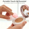 50PCS Mini Triangle Makeup Puffs – Soft Finger Sponge Set