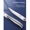 D.Perlla Steak Knives, Super Sharp Straight Edge Steak Knife Set
