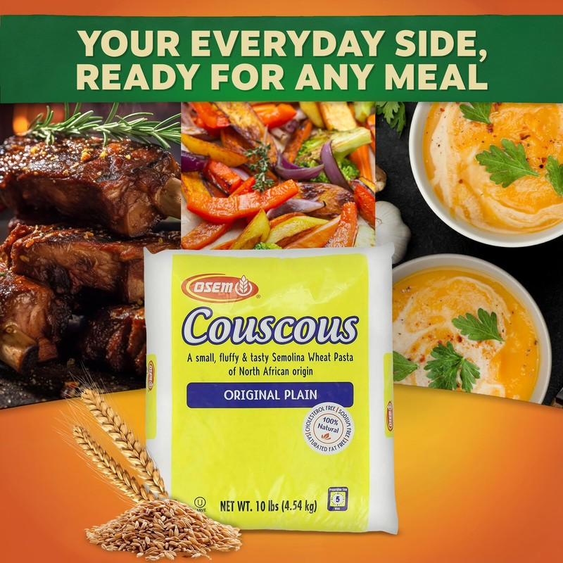 Osem Couscous, Original Plain, 10 Lb