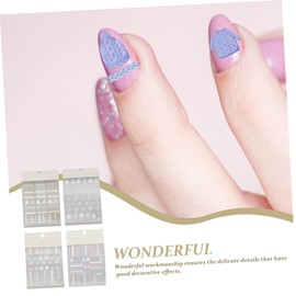 SAFIGLE 12 Sets Christmas Nail Art Stickers DIY Decorative Manicure Decals for Women Random Designs with Snowflakes and Sweater Patterns Easy Application for Festive Nail Decoration