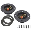 KICHOUSE 2pcs Audio Junction Box Speaker Terminal Crimp Terminals for