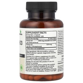 Futurebiotics, Vitamin K2 + D3, Extra Strength, 120 Capsules / Futurebiotics (퓨처바이오틱스), 비타민K2 + D3, 엑스트라 스트렝스, 캡슐 120정