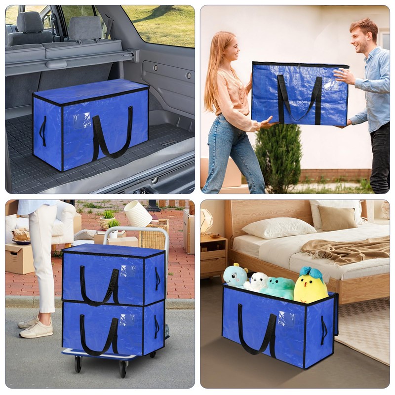 Romon Storage Bag, Pack of 2 72L Extra Large Plastic