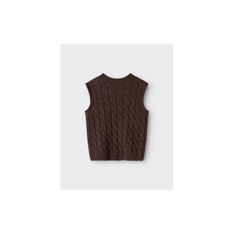NAME IT Boy Knitted Vest Regular Fit, Bracken