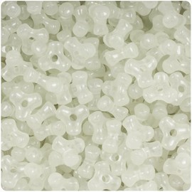 BeadTin Night Glow-in-The-Dark 11mm TriBead Craft Beads (600pcs)