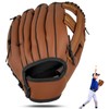 Gracfulcub Baseball Glove, Baseball Softball Mitt, Fastpitch Softball Outfield Mitt