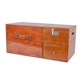 organizador para asiento trasero Caja De Almacenamiento For Maletero De Coche, Organizador De Maletero De Cuero Auténtico, Caja Organizadora Plegable 