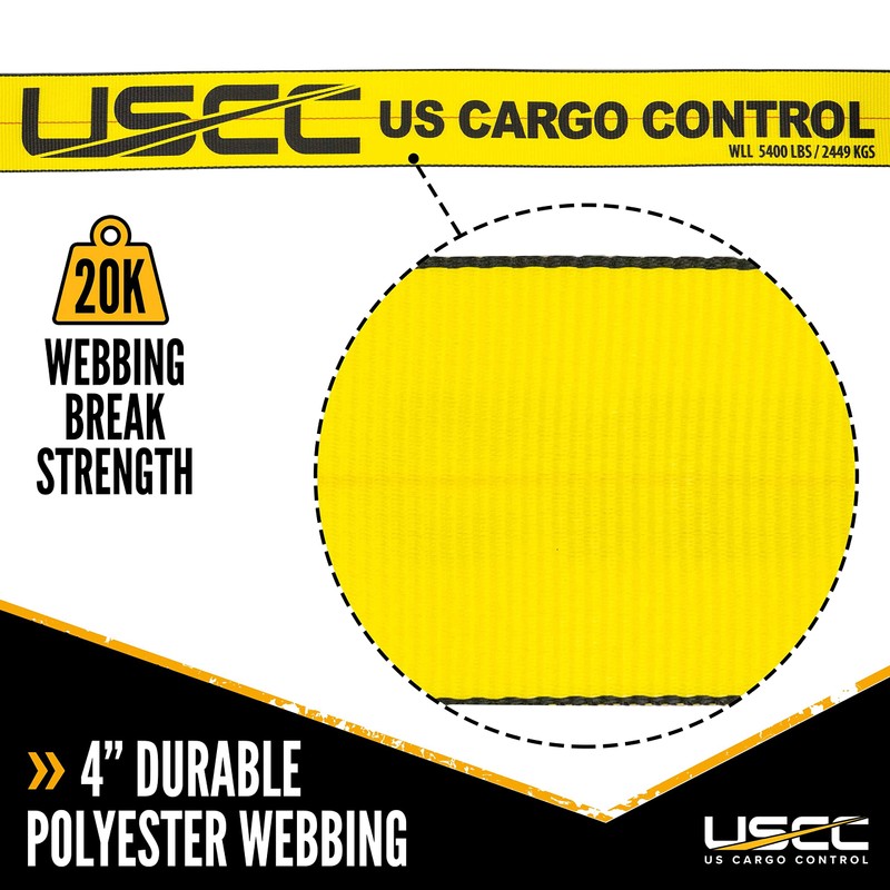 US Cargo Control 4 Inch x 30 Foot Heavy Duty