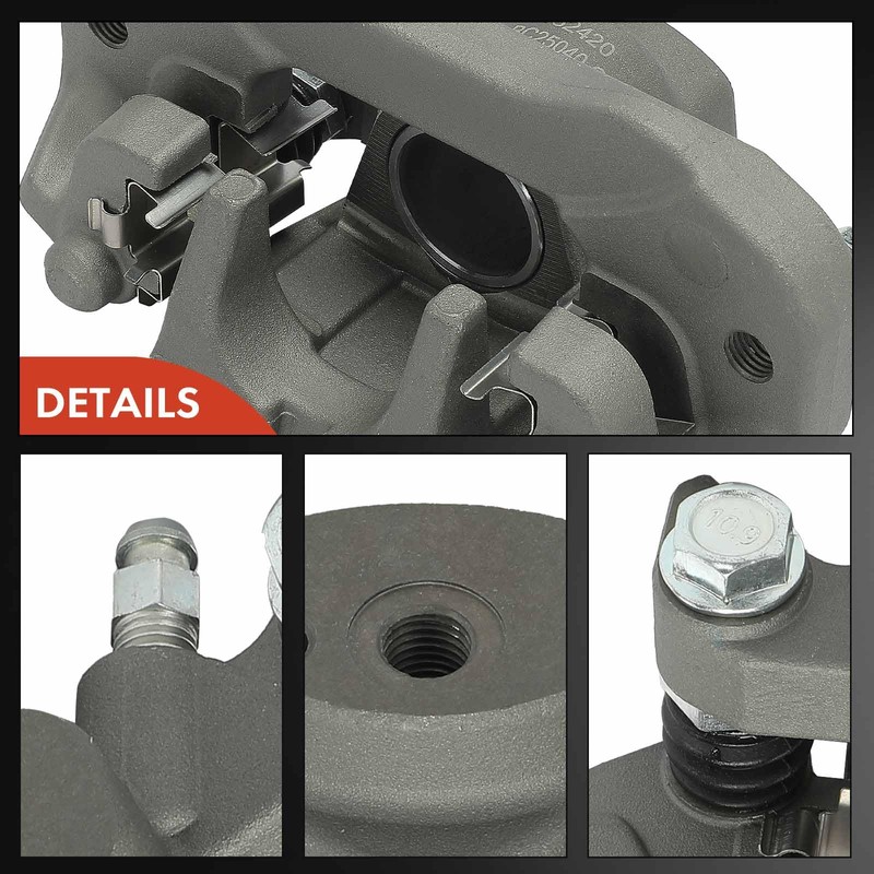 A-Premium Disc Brake Caliper Assembly with Bracket Compatible with Honda