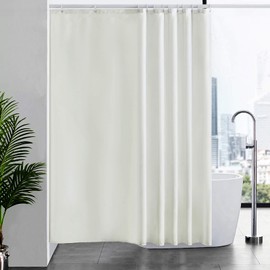 Furlinic Shower Curtain, Bathroom Curtain For The Bathtub, Textile Bath Curtain