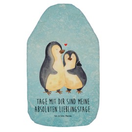 Mr. & Mrs. Panda Penguin Hugging Hot Water Bottle, Gift, Wedding Anniversary, Grain Pillow, Hot Water Bottle Cover, Heat Cushion, Proof of Love, Love, Couple