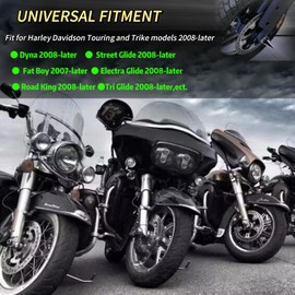 CWXEDN Harley Motorcycle Axle Nut Covers 3.6"Front Axle Nut Cover Cap Spike Front Axle Caps Compatible with Harley Touring Street Road Glide Electra Softail Sportster (Black) (Black, Groove2.3)