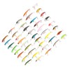 43Pcs Fishing Lure Kit Minnow Artificial Bait Universal Simulation Lure