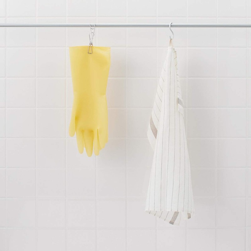 MUJI Natural Rubber Gloves, Ambidextrous, Large, 6 Pieces, 82577129