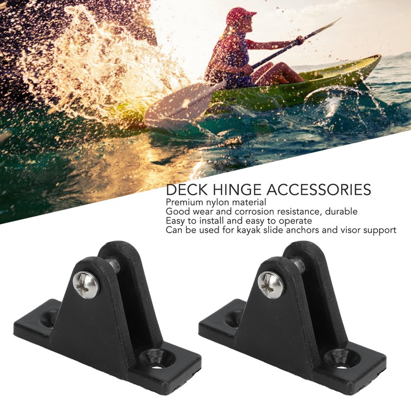 Pack of 2 Bimini Top Deck Hinge Marine Boat Deck