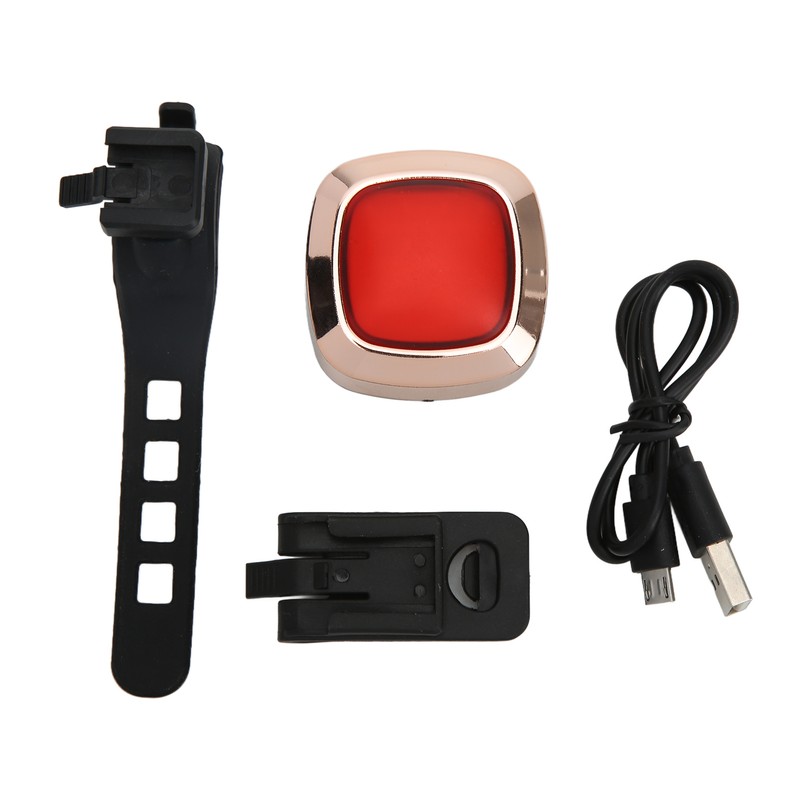 Intelligent Bike Tail Light Waterproof Rechargeable Intelligent Bicycle Brake Induction
