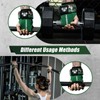 Double Layer Leather Weight Lifting Straps, Premium Gym Straps for