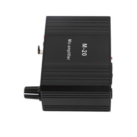 Microphone Preamp, High Gain 48 V Phantom Power Interface XLR Output Microphone Preamp for Dynamic and Condenser Microphones, Exceptional Sound Quality, Versatile