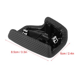 Ejoyous Gear Shift Knob Cover, Left Hand Drive Automatic Gear Shift Knob Cap Cover, Handle Lever Case for Au di A 4 A 5 Q 5 Q 7