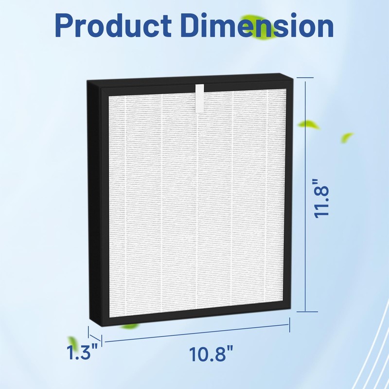 LemonQueen TZ-K2 Replacement Filter Compatible with ToLife Air Puri-Fier Filter