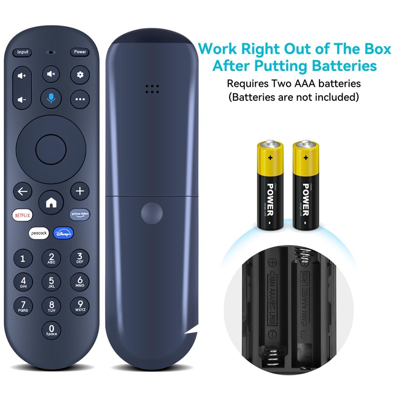 ZWP MG3-R34010 / 297107 Replacement for Xumo TV Remote Control,