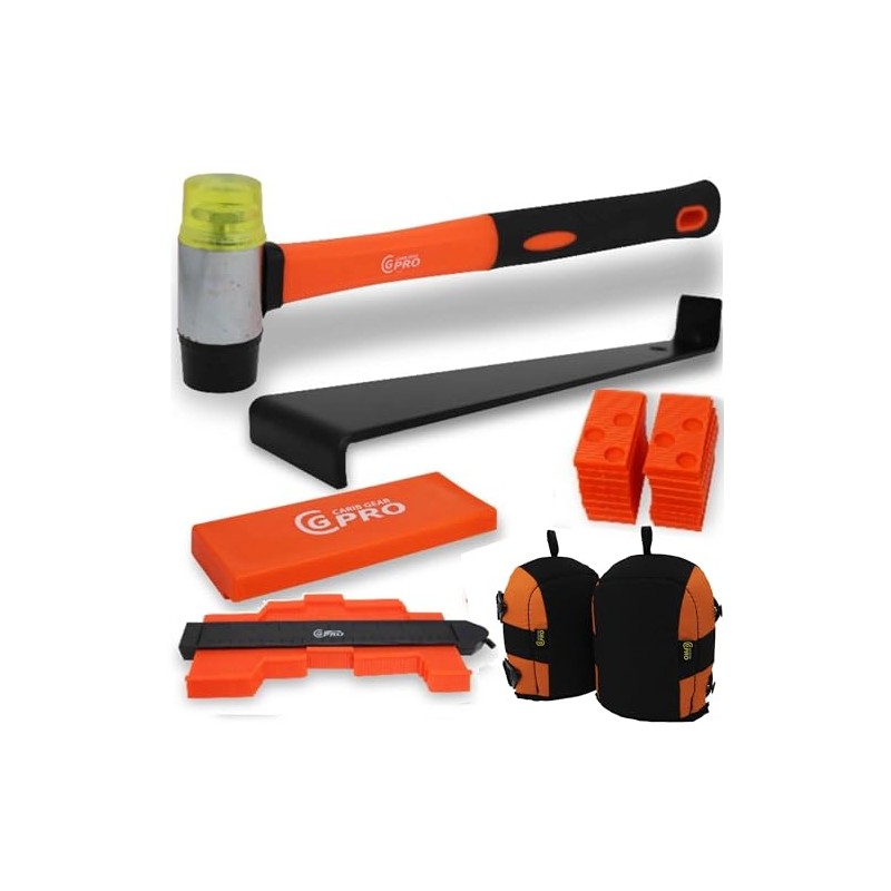 Carib Gear Pro Professional Laminate Flooring Tools Installation Kit with