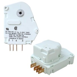 Upgraded Refrigerator Parts & Accessories Defrost Timer 215846604 for Kenmore/Sears 253.78882010 Refrigerator - 241809401, 241809402 Defrost Timer
