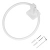 YUET Wall Mounted Towel Ring Rail Bar Bath Holder Hanger