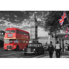 1000 Piece Jigsaw Puzzle Dominic Davison London Symbol Compact Piece (26x38cm) 13-12