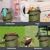113L Collapsible Trash Can 30 Gallon Recycling Large Leaf Garbage
