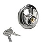 Kryptonite Keyed Padlock, Stainless Steel Heavy Duty Lock with Keys,