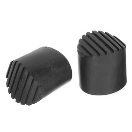 Gatuida 2pcs Rubber Cover for Ladder Non Slip Ladder Foot Protector Durable Skid Pads for Household Use Safe Stable Design