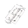 10 Pcs Stainless Steel Home Furniture Hardware Door Hinge Long