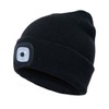 USB Rechargeable LED Beanie Hat for Men & Women –