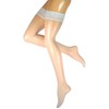 Yenita High Quality Hold-Up Stockings 15 Denier Suspender in White,