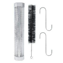 Pellet Smoker Tube Hexagonal Stainless Steel BBQ Pipe Outdoor Mesh Grill Smoke Generator