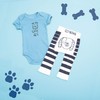 Pavilion Gift Company Dog-Blue 6-12 Month Soft & Stretchy Baby