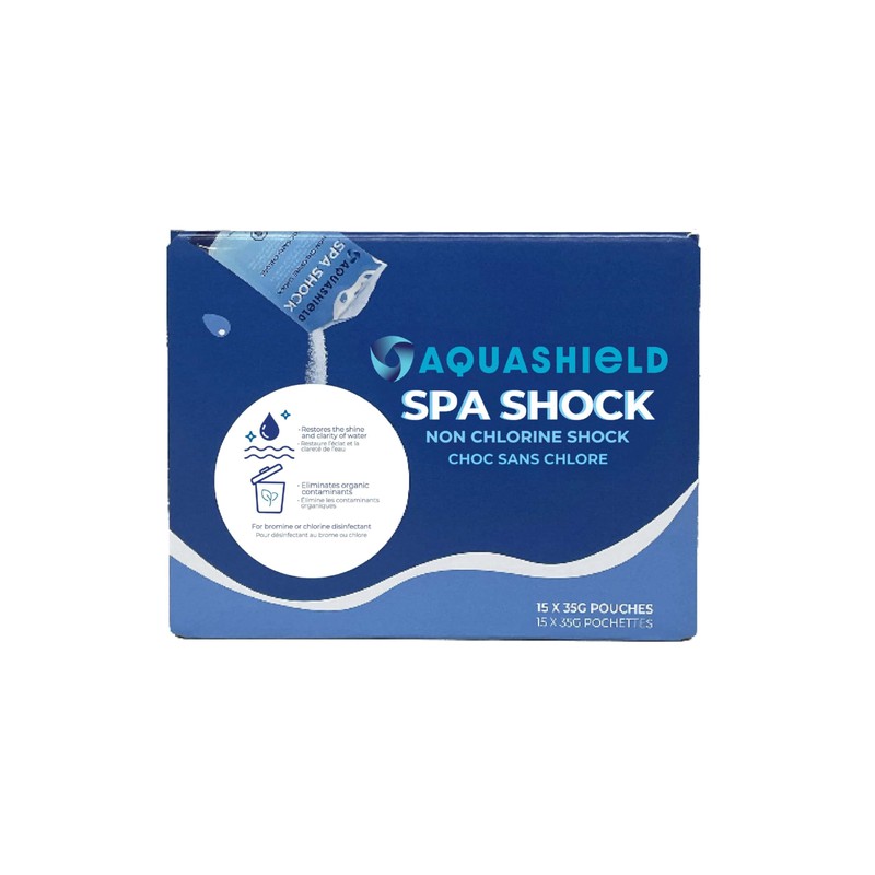 AquaShield Spa Shock Case (15 Pouches x 35g Each) -