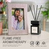 LiveTry Reed Diffuser – Wooden Cover Home Fragrance, Long-Lasting Non-Flame