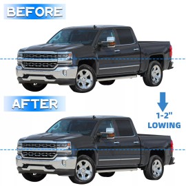 Unbranded 2" Rear Drop Lowering Shackle Suspension Kit For Ford F-150 1997-2003 410520