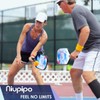 niupipo Pickleball Paddles, Pickleball Paddles Set of 2, Fiberglass Surface,